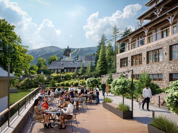 Hotel Aries Karpacz z finalnym pozwoleniem na budowę. Apartamenty w systemie condo już w budowie