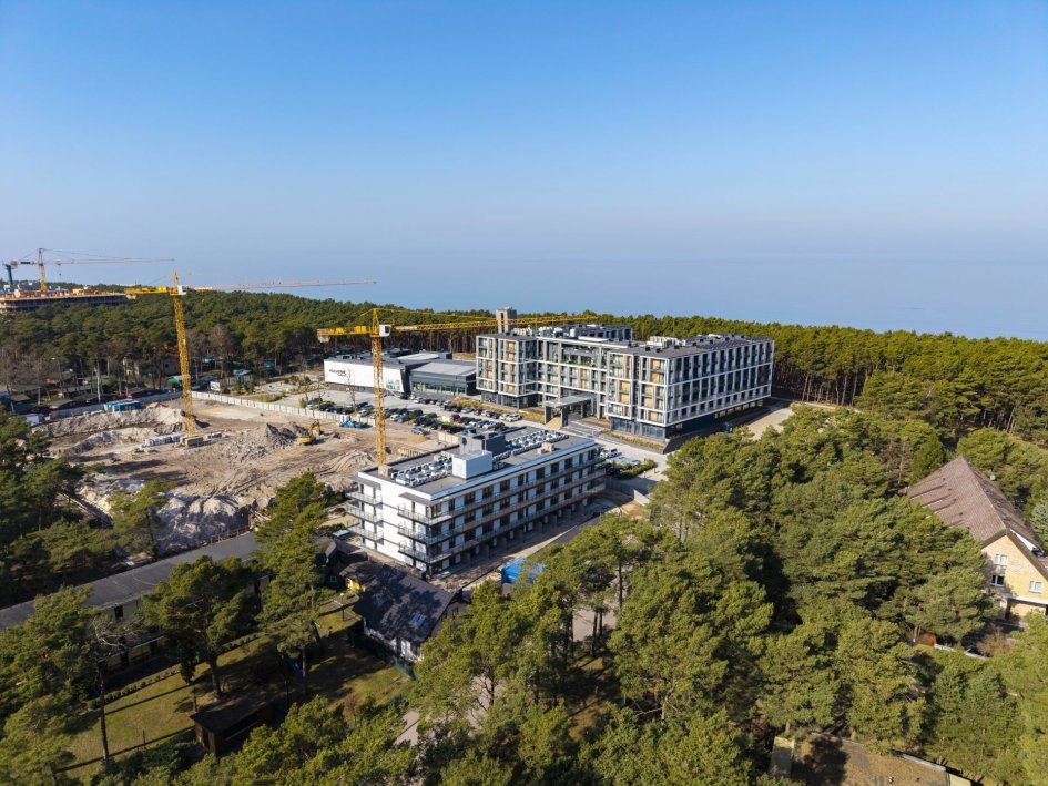 Apartamenty w kompleksie wypoczynkowym Linea Mare powstają niedaleko zejścia na plażę w Mrzeżynie, fot. grupa TOM
